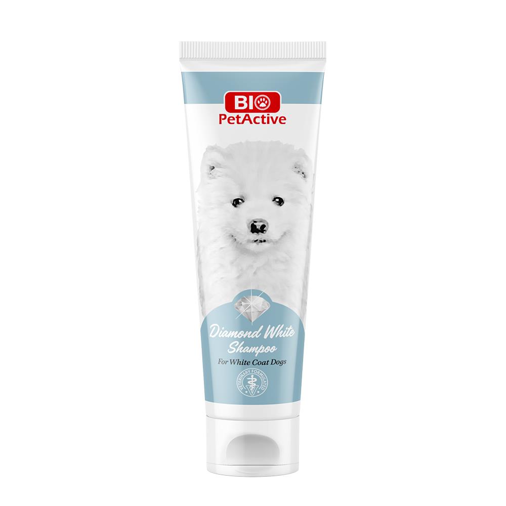Bio PetActive Diamond White Shampoo (Beyaz Tüylü Köpekler İçi̇n Şampuan) 250 Ml.