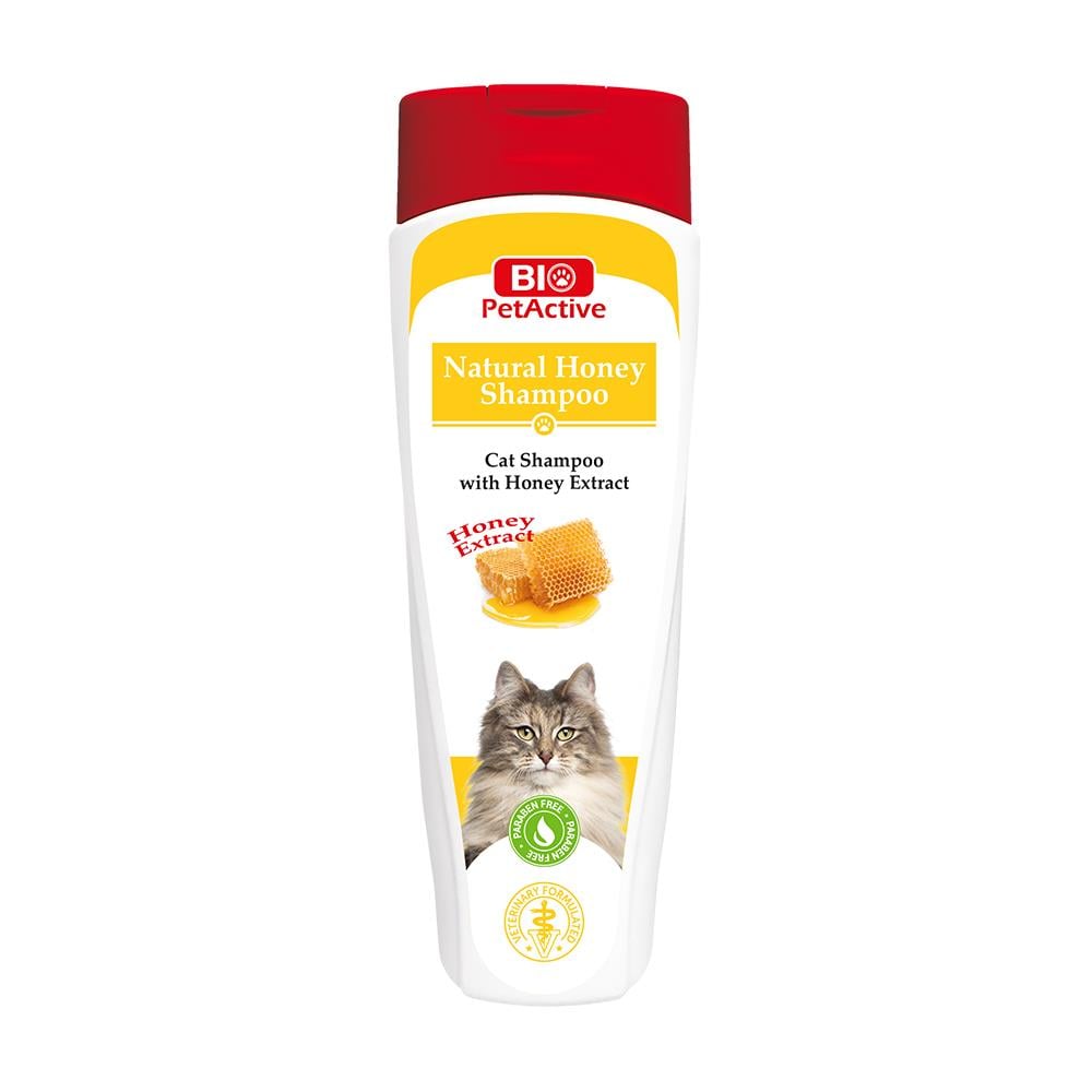 Bio PetActive  Natural Bal ve Buğday Özlü Şampuan Kedi̇ler İçi̇n 400 Ml.