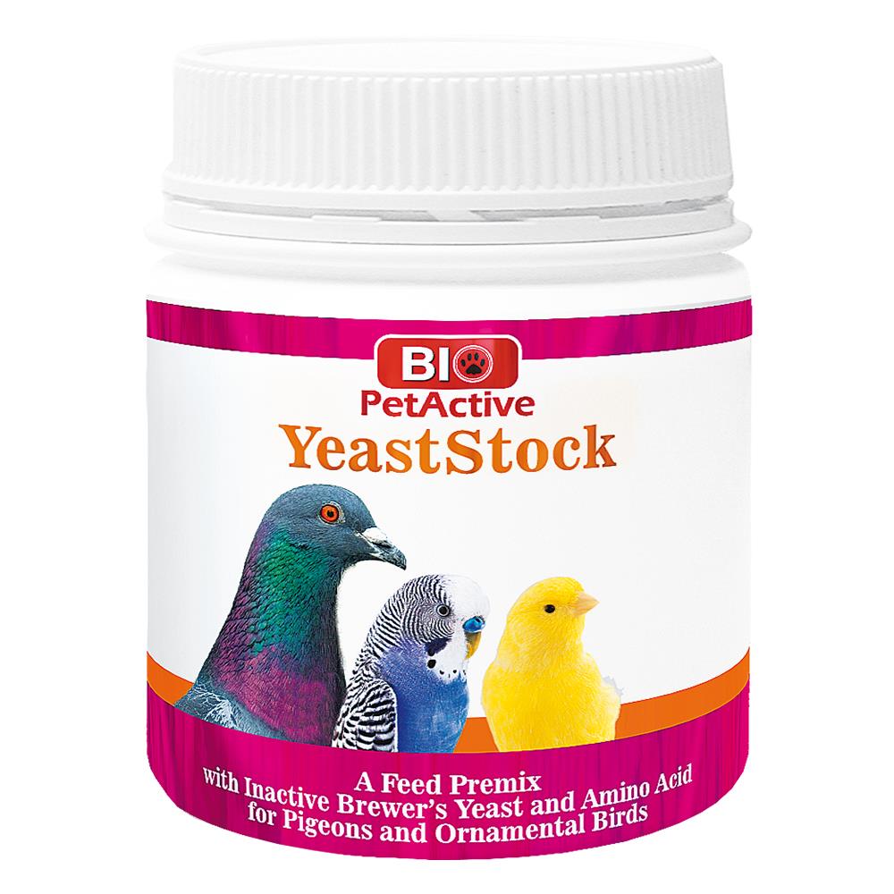 Bio PetActive Yeast Stock (Kafes Kuşları İçin İnaktif Bira Mayası) 250 Gr.