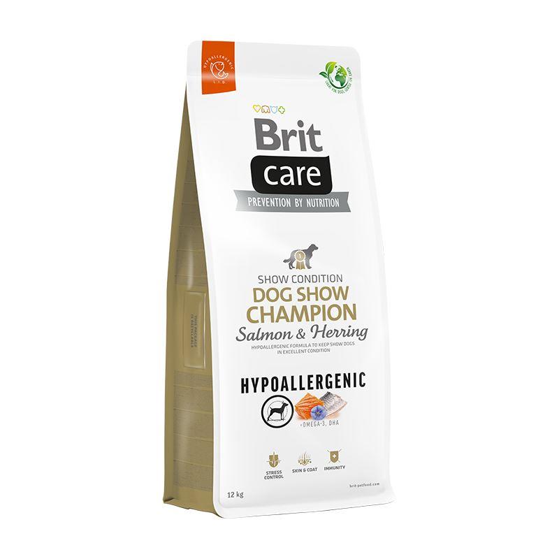 Brit Care Hypo-Allergenic Dog Show Champion Somonlu Ringa Balıklı Yetişkin Köpek Maması 12 Kg