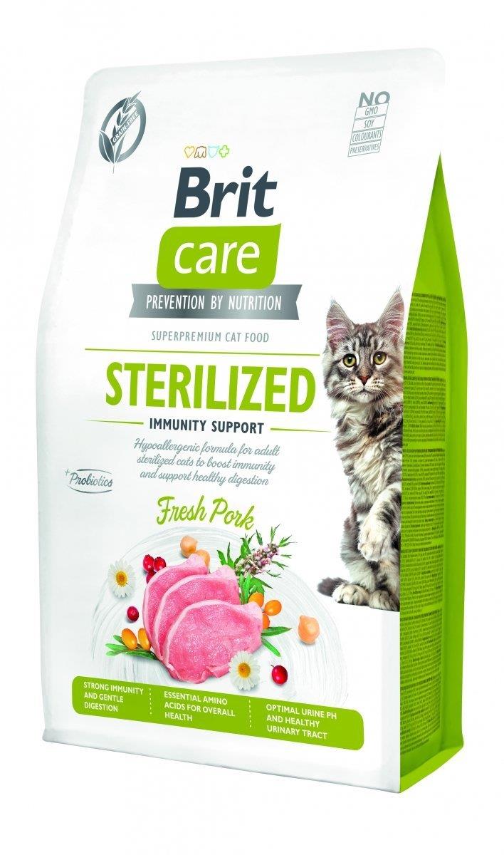 Brit Care Immunity Support Domuzlu Tahılsız Kısırlaştırılmış Kedi Maması 7 Kg