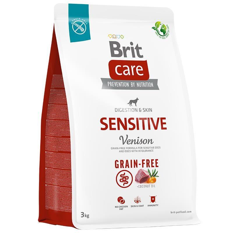 Brit Care Sensitive Digestion&Skin Geyikli Tahılsız Yetişkin Köpek Maması 3 Kg