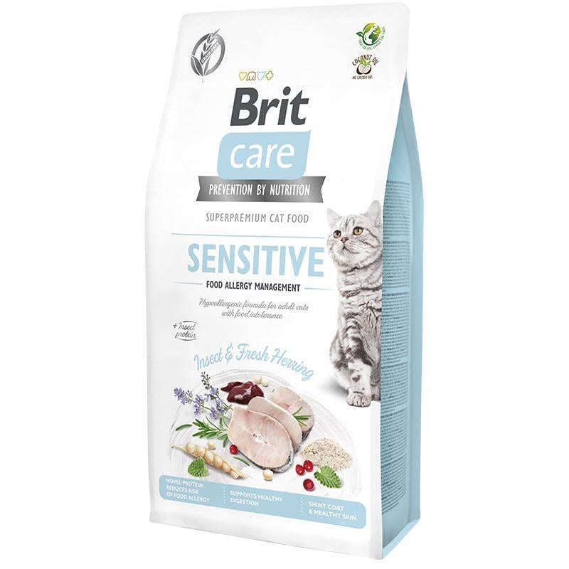 Brit Care Sensitive Hypo-Allergenic Larva Proteinli Tahılsız Yetişkin Kedi Maması 7 Kg
