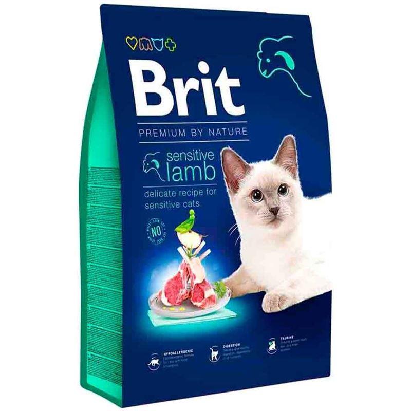 Brit Premium By Nature Hypo-Allergenic Sensitive Kuzu Etli Yetişkin Kedi Maması 8 Kg