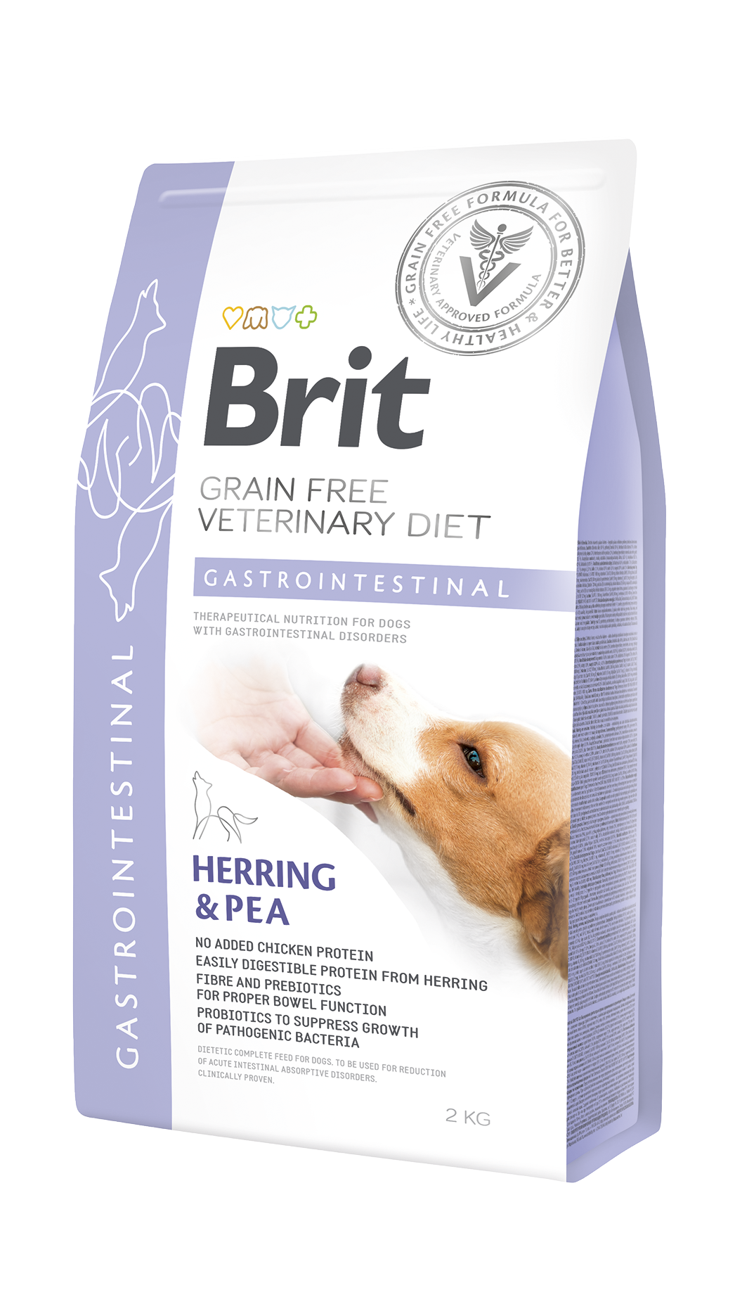 Brit Veterinary Diet Gastrointestinal Sindirim Sistemi Destekleyici Ringa Balıklı Tahılsız Köpek Maması 2 Kg