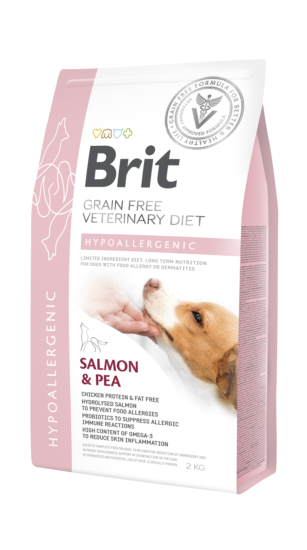 Brit Veterinary Diet Hypo-Allergenic Cilt Sağlığı Destekleyici Somonlu Tahılsız Köpek Maması 12 Kg