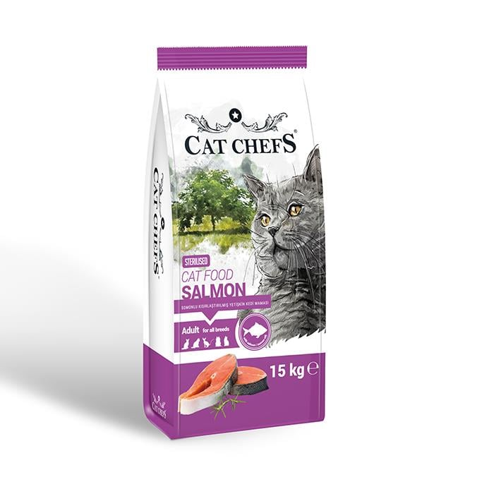 Cat Chef's Somonlu Kısırlaştırılmış Kedi Maması 15 Kg