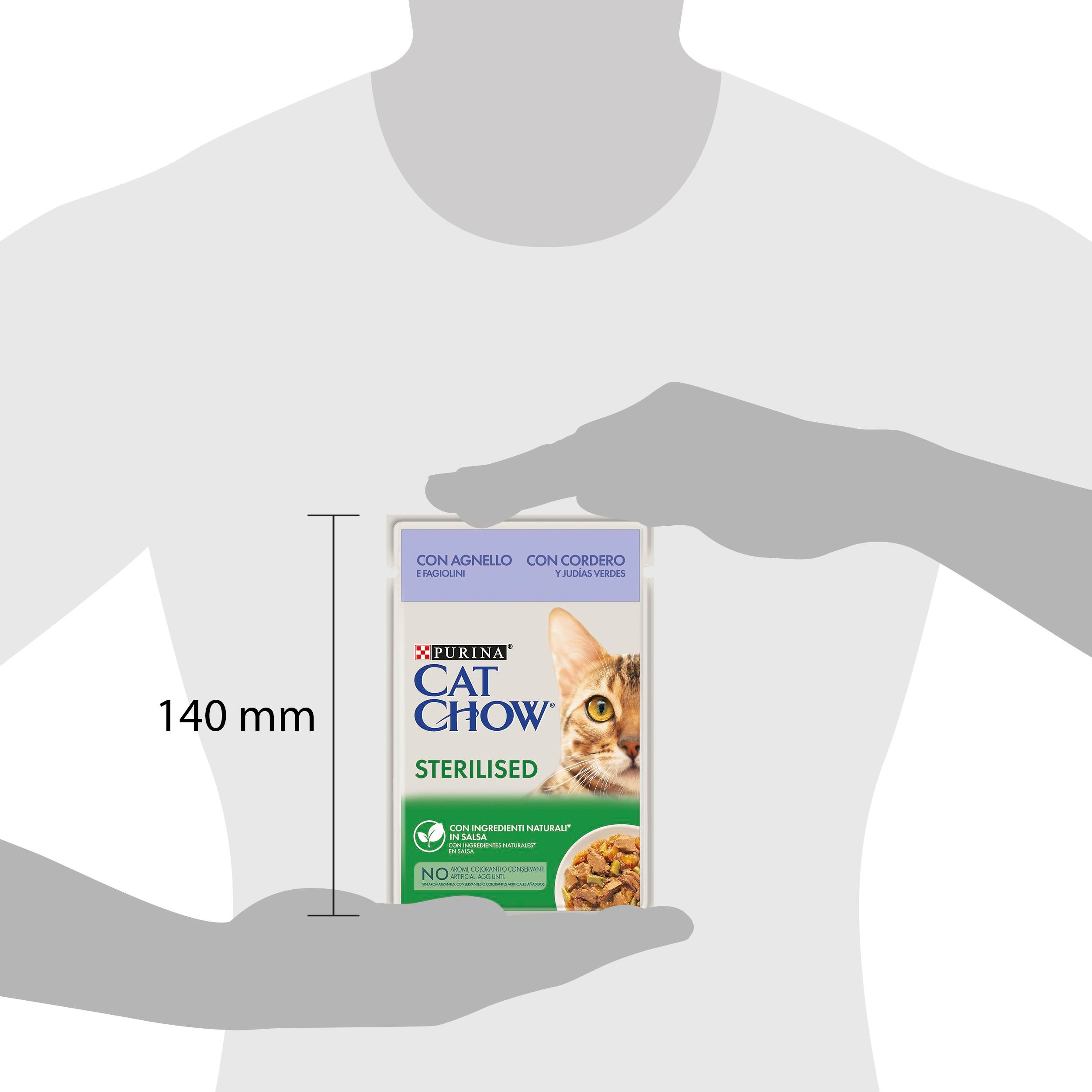 Cat Chow Kuzu Etli Kısırlaştırılmış Yaş Kedi Maması 85 Gr