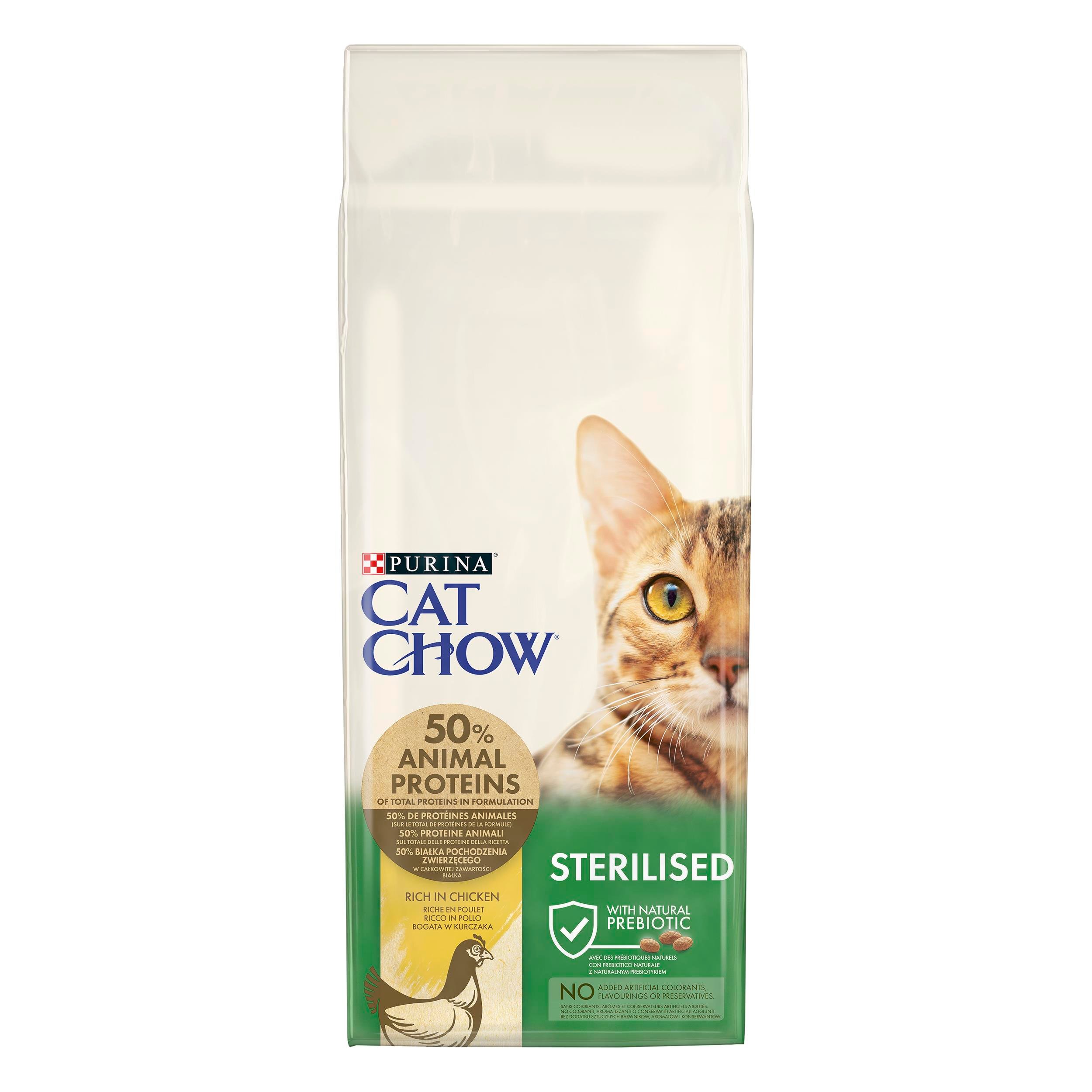 Cat Chow Sterilised Tavuklu Kısırlaştırılmış Kedi Maması 15 Kg