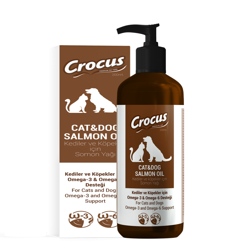 Crocus Kedi Köpek Somon Yağı 200 Ml
