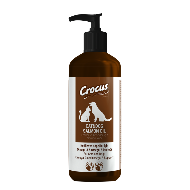Crocus Kedi Köpek Somon Yağı 200 Ml