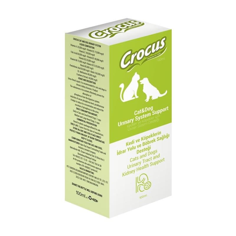 Crocus Kedi & köpek Üriner Sistem Destek 100 ml