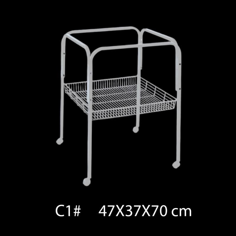 Dayang Kuş Kafesi Ayaklığı Beyaz 47x37x70 Cm