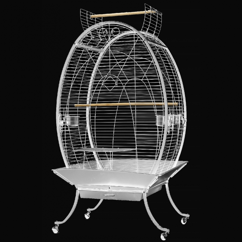 Dayang Oval Papağan Kafesi Ayaklı 89x60x159