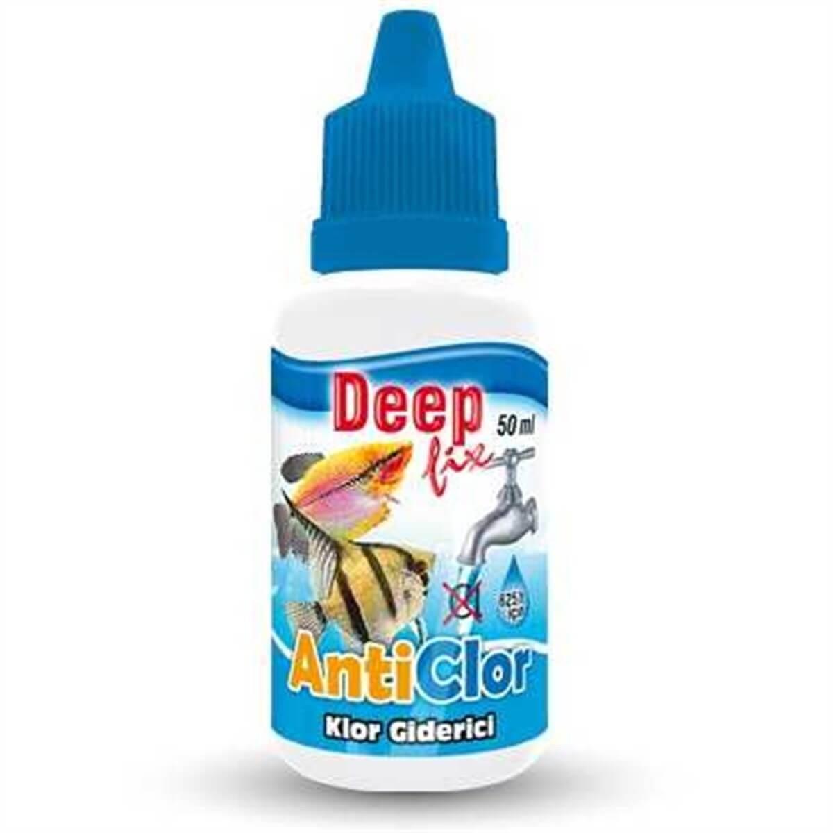 Deep Fix Anti-Clor Akvaryum Suyu Klor Giderici 50 Ml.