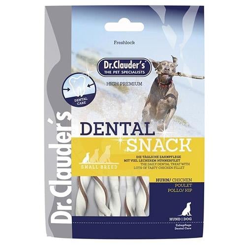 Dr. Clauder's Dental Snack Tavuklu Diş Sağlığı Köpek Ödülü 80 Gr