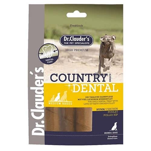 Dr. Clauder's Country Dental Ağız Diş Sağlığı Tavuk Etli Köpek Ödülü 120 Gr
