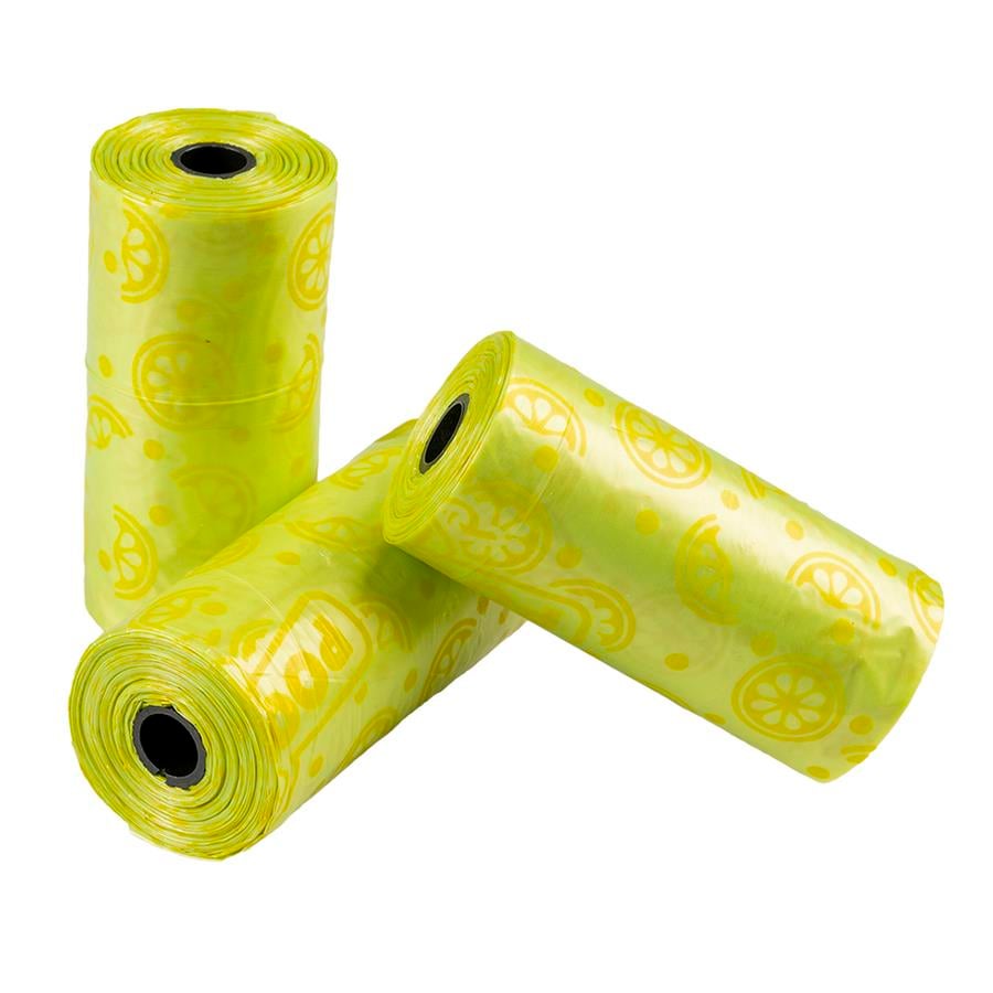 Duvo Yeşil Misket Limon Dokulu Köpek Dışkı Toplama Poşeti 32x19 Cm