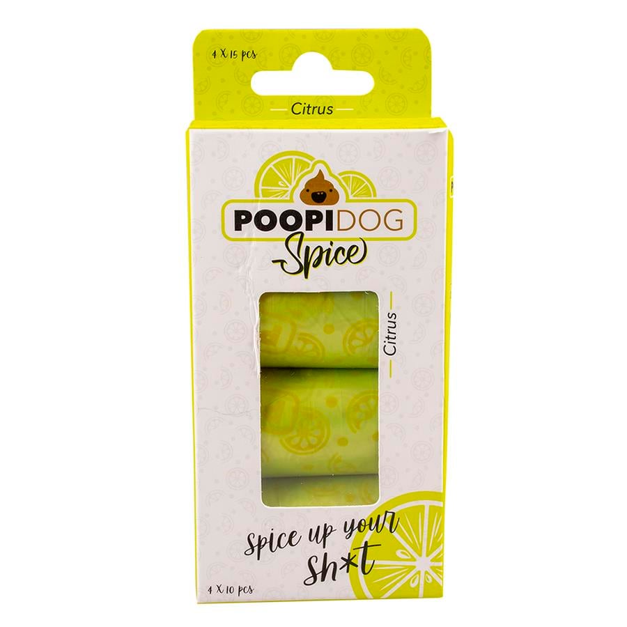 Duvo Yeşil Misket Limon Dokulu Köpek Dışkı Toplama Poşeti 32x19 Cm