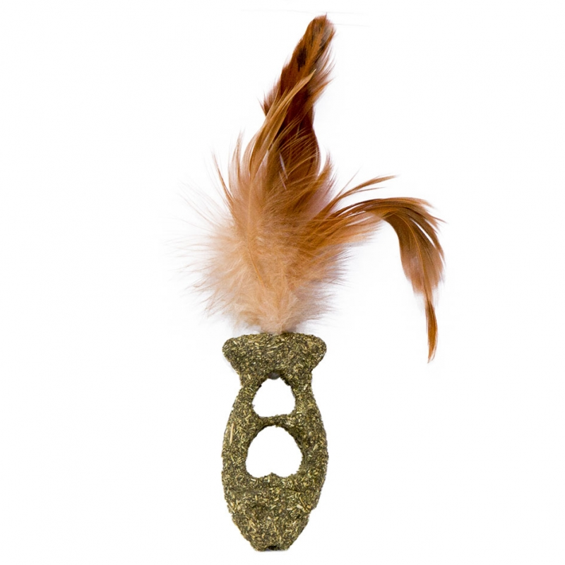 Eastland Balık Catnip-Kedi Otlu Tüylü Kedi Oyuncak 6,5x3,5 Cm