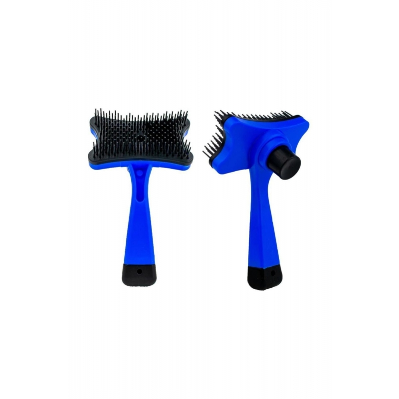 Eastland Basmalı Kedi Köpek Fırçası  Mavi 13 Cm