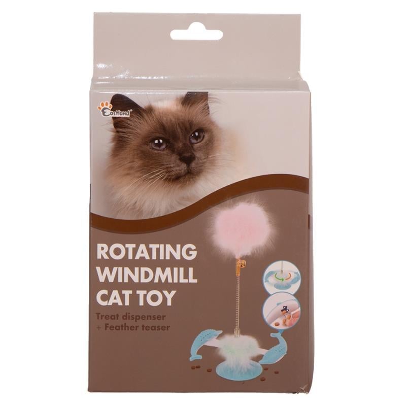 Eastland İnteraktif Dönen Kedi Oyuncağı Yunus 24x1 Cm