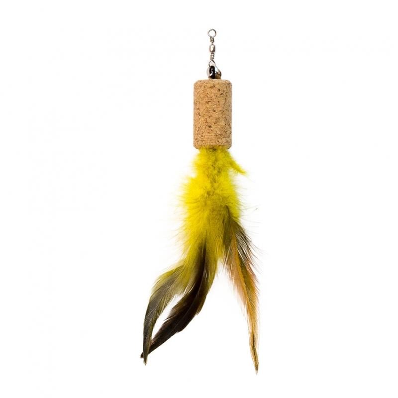 Eastland Tüylü Çıngıraklı Mantar Kedi Oyuncağı 4x2,2 Cm