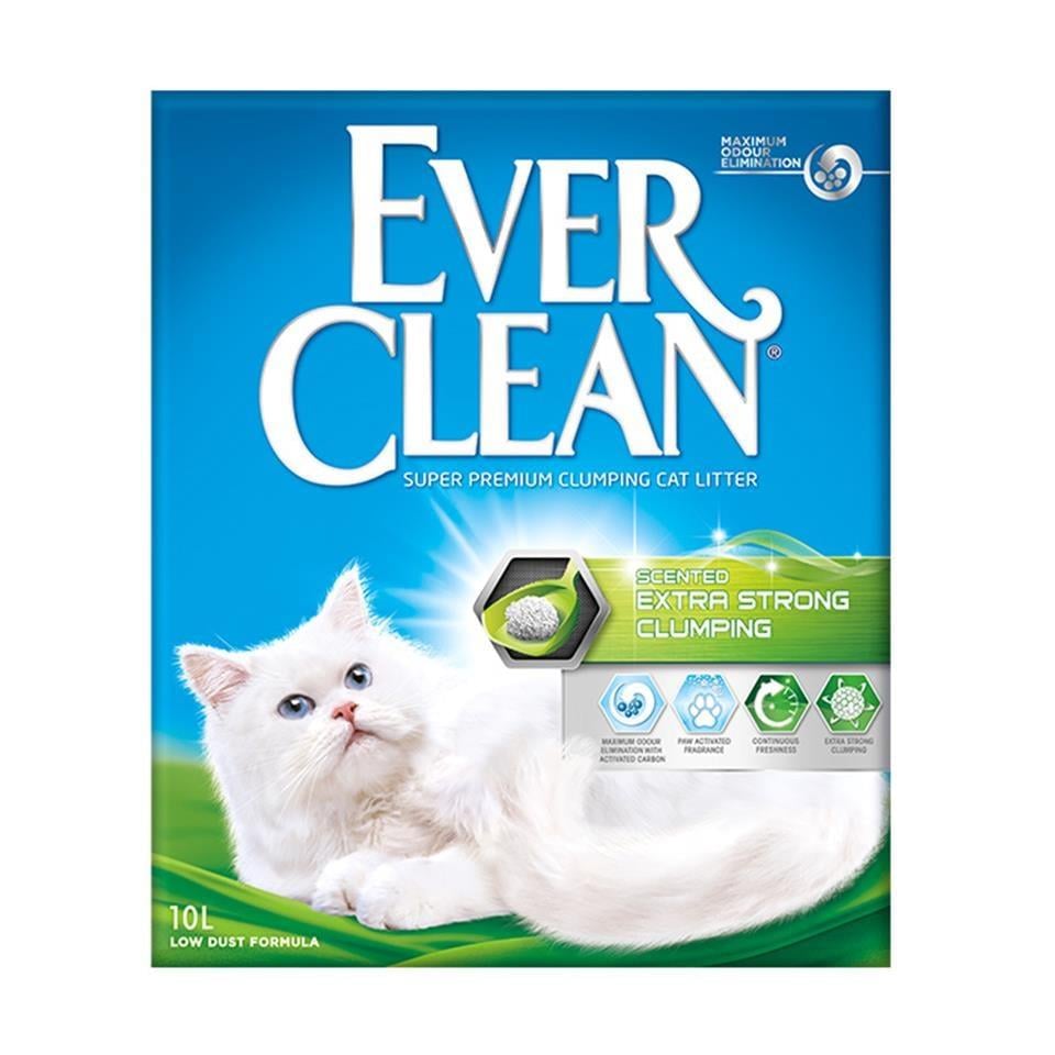 Ever Clean Extra Strong Clumping Ekstra Güçlü Kokulu Topaklanan Doğal Kedi Kumu 10 Lt