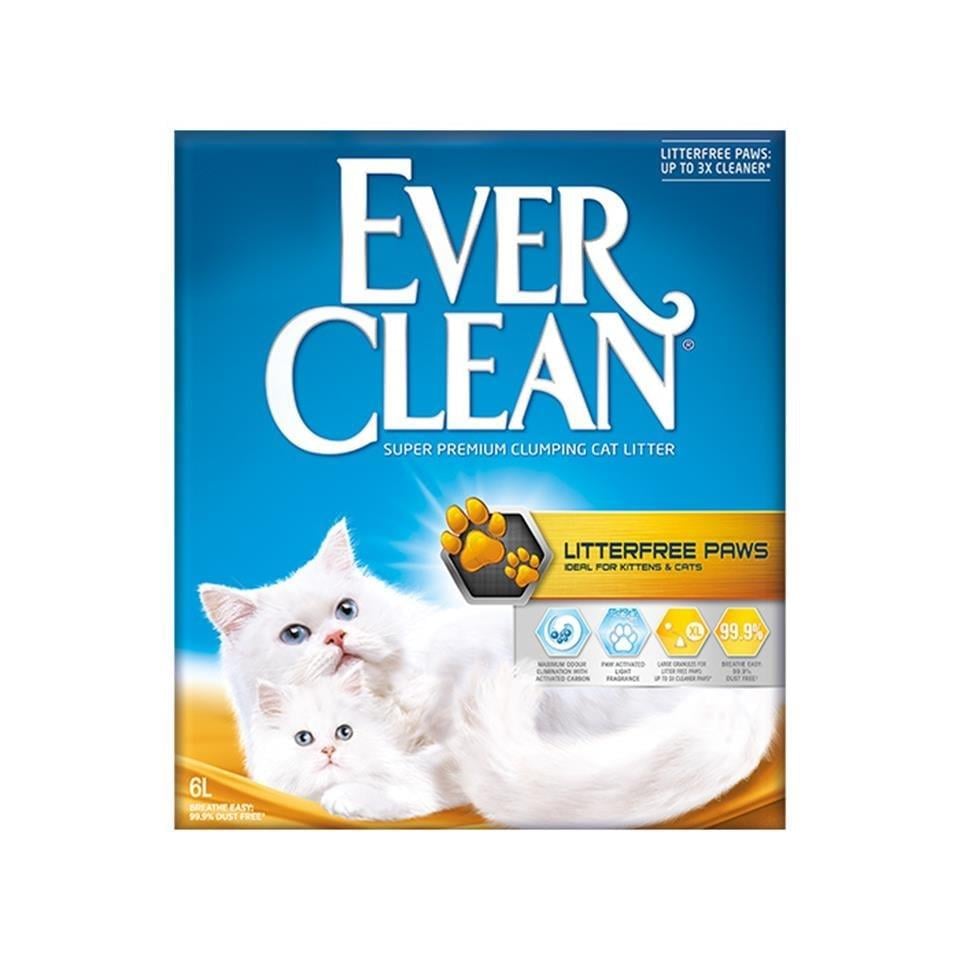 Ever Clean LitterFree Paws Patilere Yapışmayan Topaklanan Doğal Kedi Kumu 6 Lt