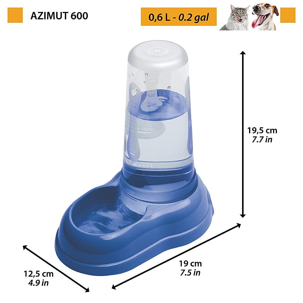 Ferplast Azimut 600 Saklamalı Mama ve Su Kabı 0.6 Lt