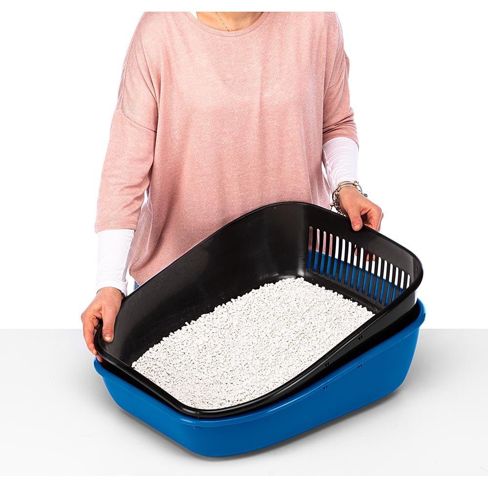 Ferplast Litter Tray Birba Açık Kedi Tuvaleti 56x43x21 Cm