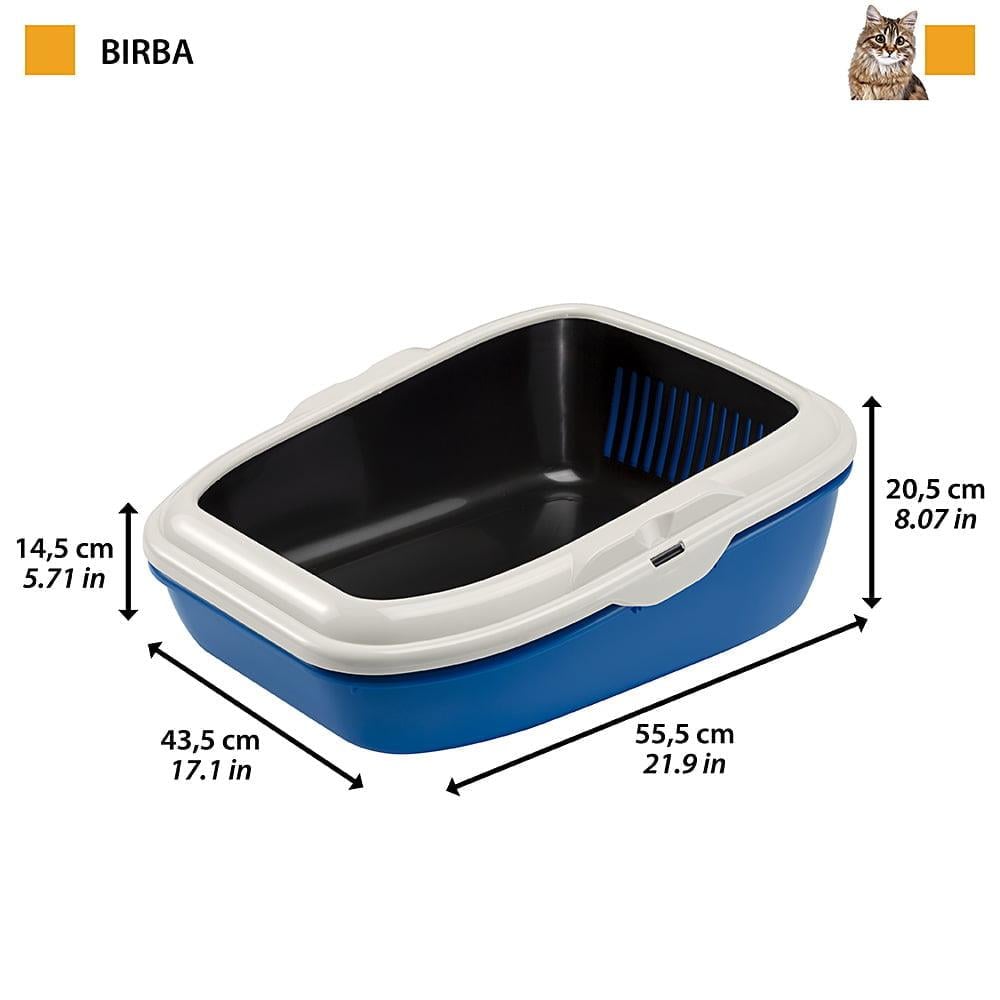 Ferplast Litter Tray Birba Açık Kedi Tuvaleti 56x43x21 Cm