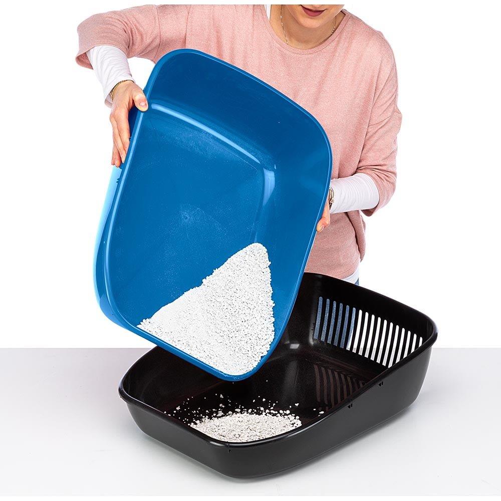 Ferplast Litter Tray Birba Açık Kedi Tuvaleti 56x43x21 Cm