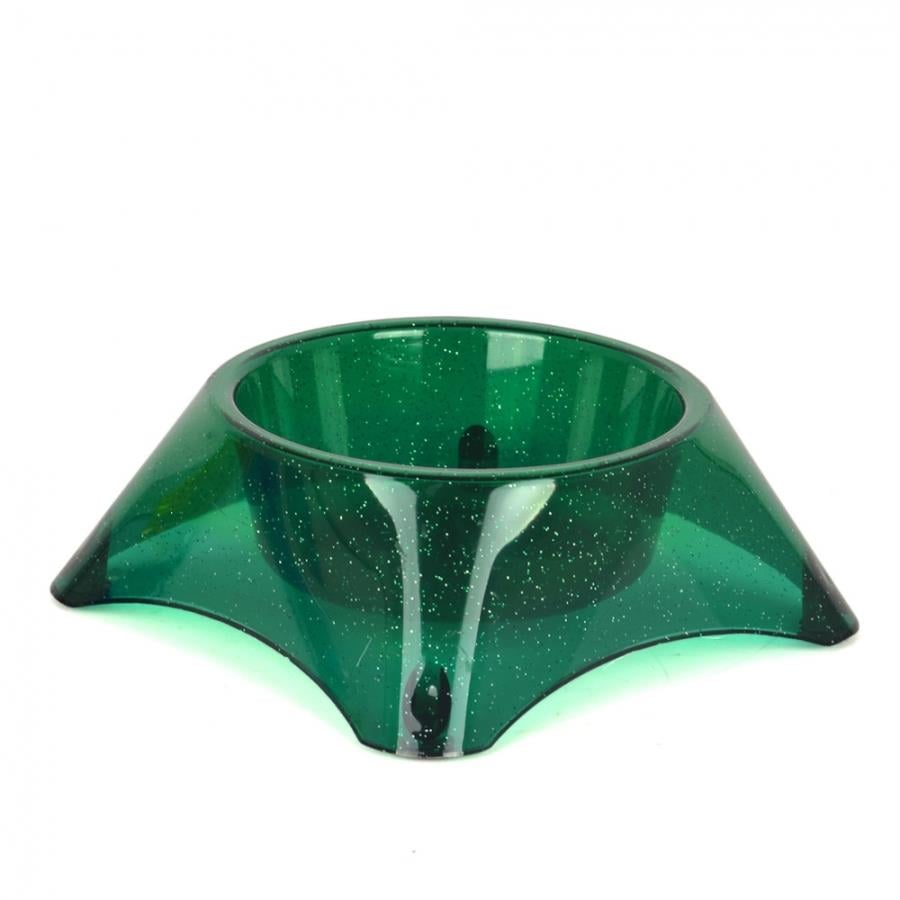 Flip Simli Yuvarlak Kedi Köpek Mama ve Su Kabı 