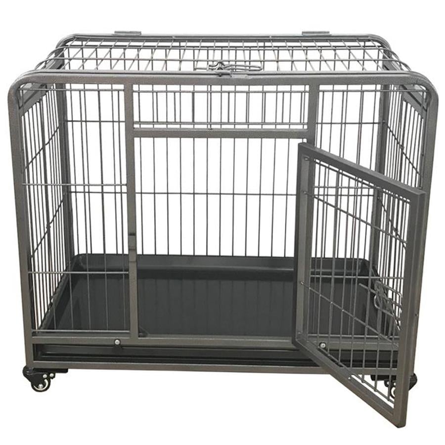 Flip Tekerlekli Köpek Kafesi 123x75x81 Cm
