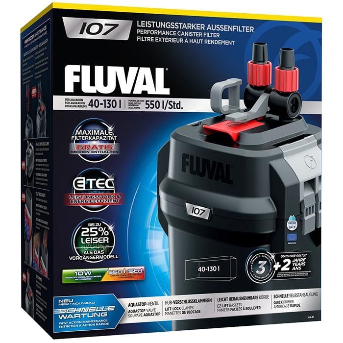 Fluval 107 Dış Filtre 550 Lt/h 