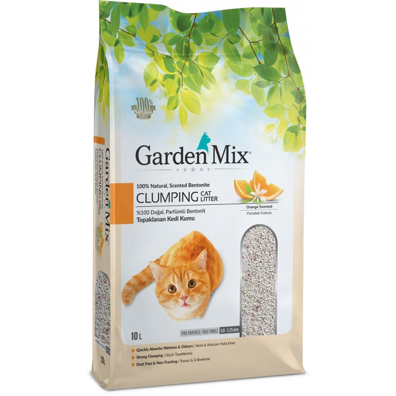 Garden Mix Bentonit Portakallı İnce