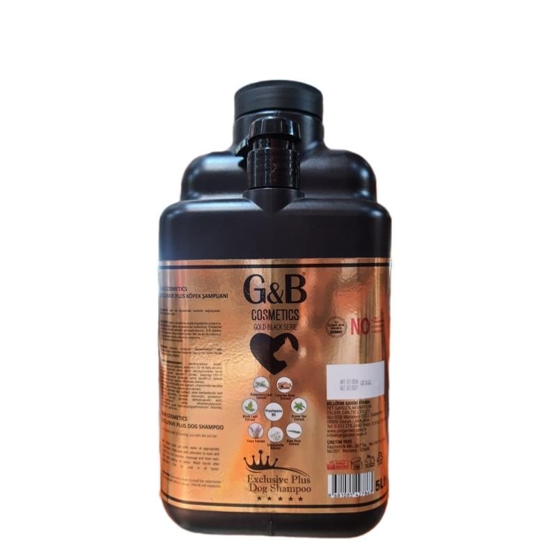 G&B Cosmetics Exclusive Plus Pet Şampuanı 5 Lt