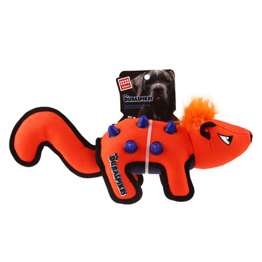 Gigwi Duraspikes Dikenli Rakun Turuncu Köpek Oyuncağı