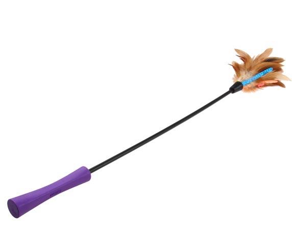 Gigwi Feather Teaser Doğal Tüylü Kedi Oltası 60 Cm