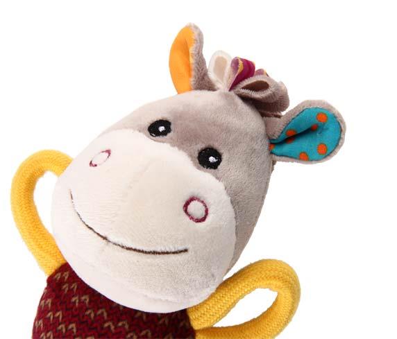 Gigwi Plush Friendz Eşek Sesli Peluş Köpek Oyuncağı