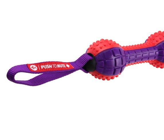 Gigwi Push To Mute Dambıl Ses Kontrollü Köpek Oyuncağı 18 Cm