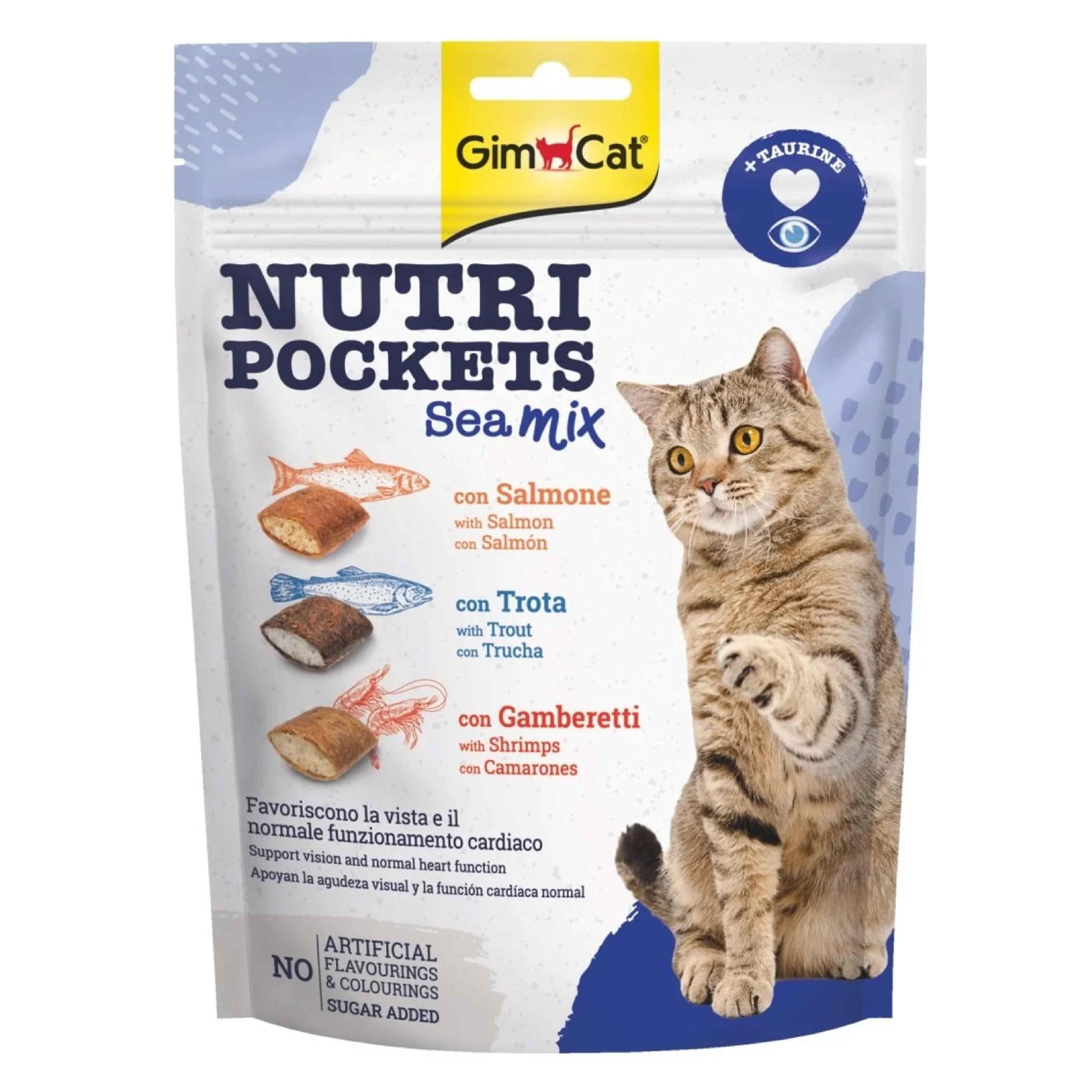Gimcat Nutripockets Sea Mix Kedi Ödülü 150 Gr