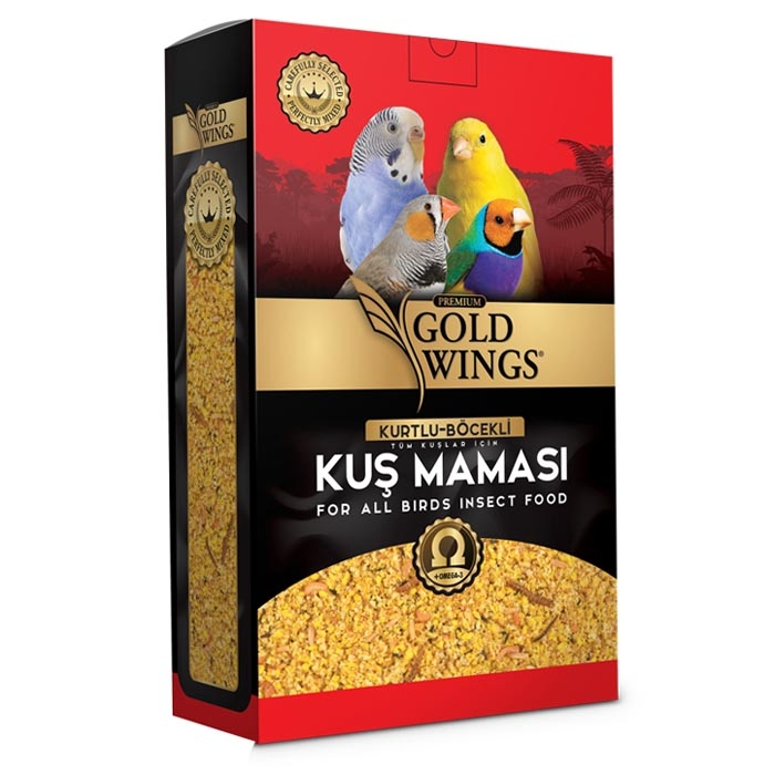 Gold Wings Böcekli Kuş Maması 1 Kg