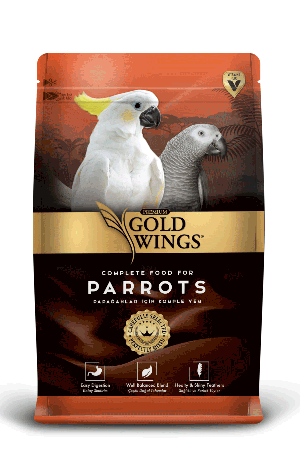 Gold Wings Premium Papağan Yemi 1 Kg.