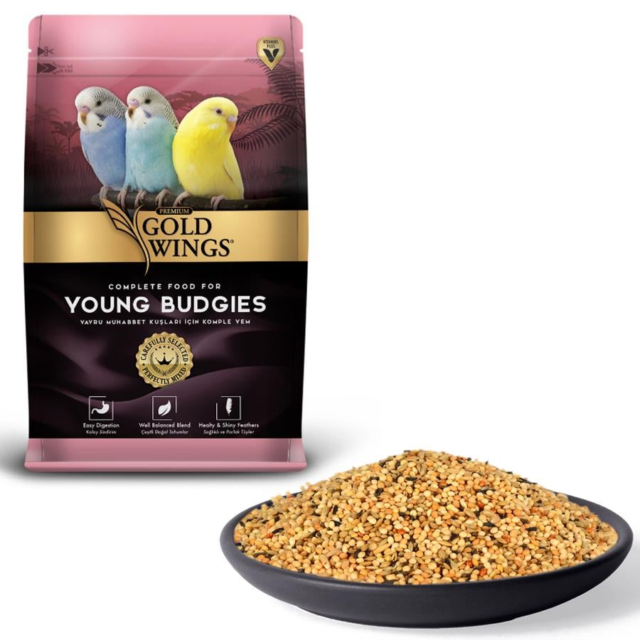 Gold Wings Premium Yavru Muhabbet Yemi 1 Kg.