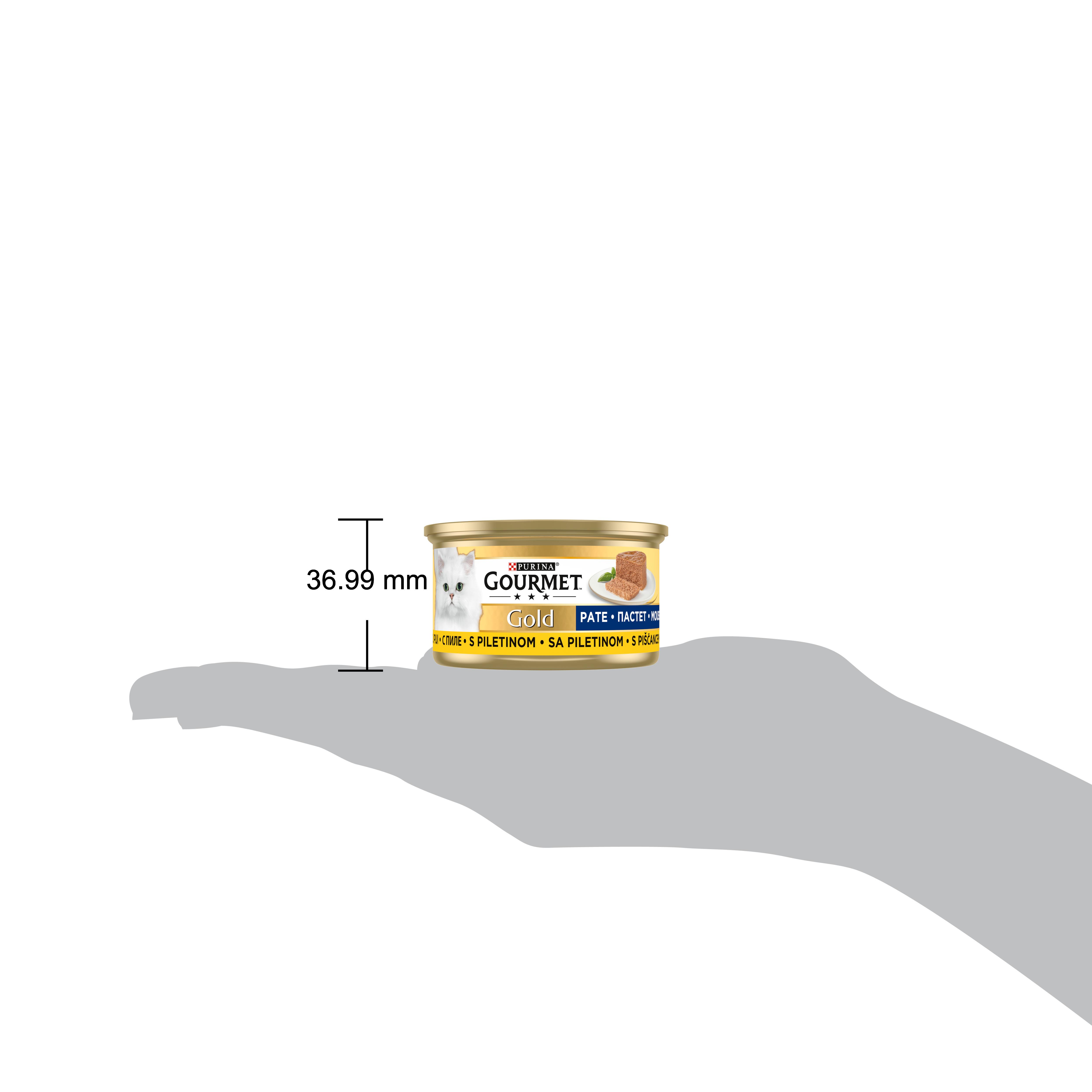 Gourmet Gold Kıyılmış Tavuklu Yetişkin Kedi Konservesi 85 Gr