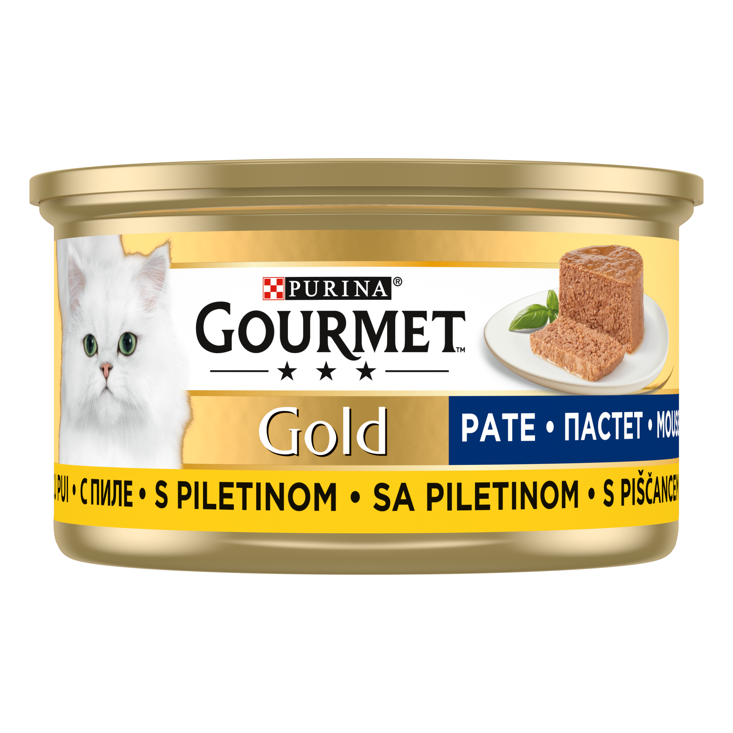 Gourmet Gold Kıyılmış Tavuklu Yetişkin Kedi Konservesi 85 Gr