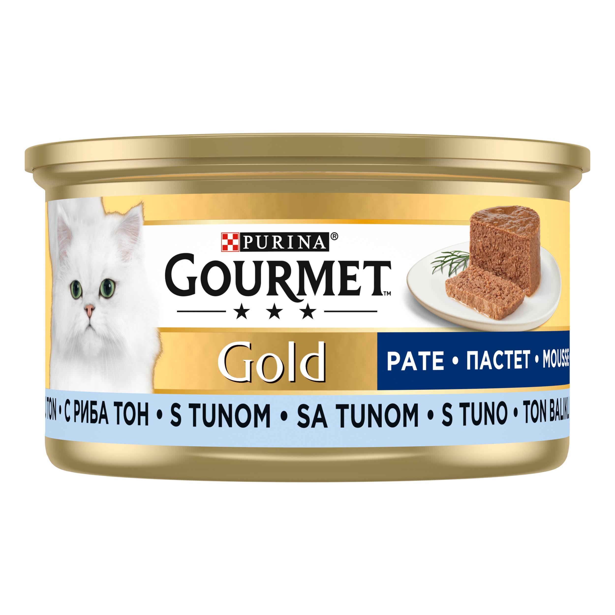 Gourmet Gold Kıyılmış Ton Balıklı Yetişkin Kedi Konservesi 85 Gr