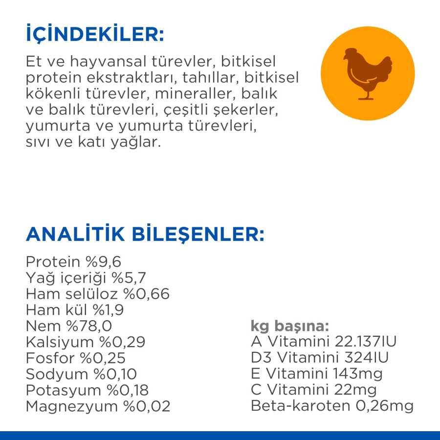 Hill's Pouch Tavuklu Yavru Kedi Yaş Maması 85 Gr